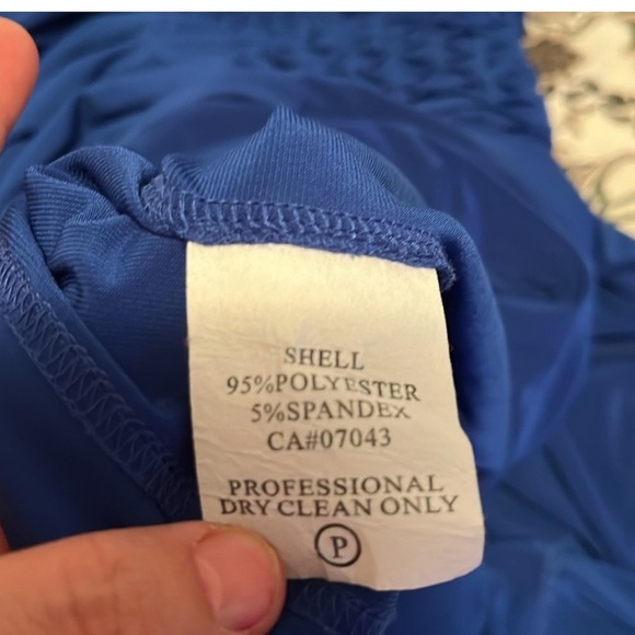 Calvin Klein Blue Sleeveless Dress- Size 8 super strechy - Picture 10 of 14